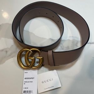 Gucci belt in porcelain rose